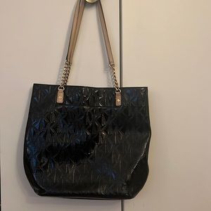 MK Bag Black Patent Leather like new